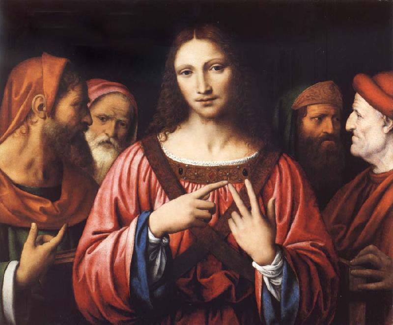LUINI, Bernardino Christ among the Doctors Germany oil painting art